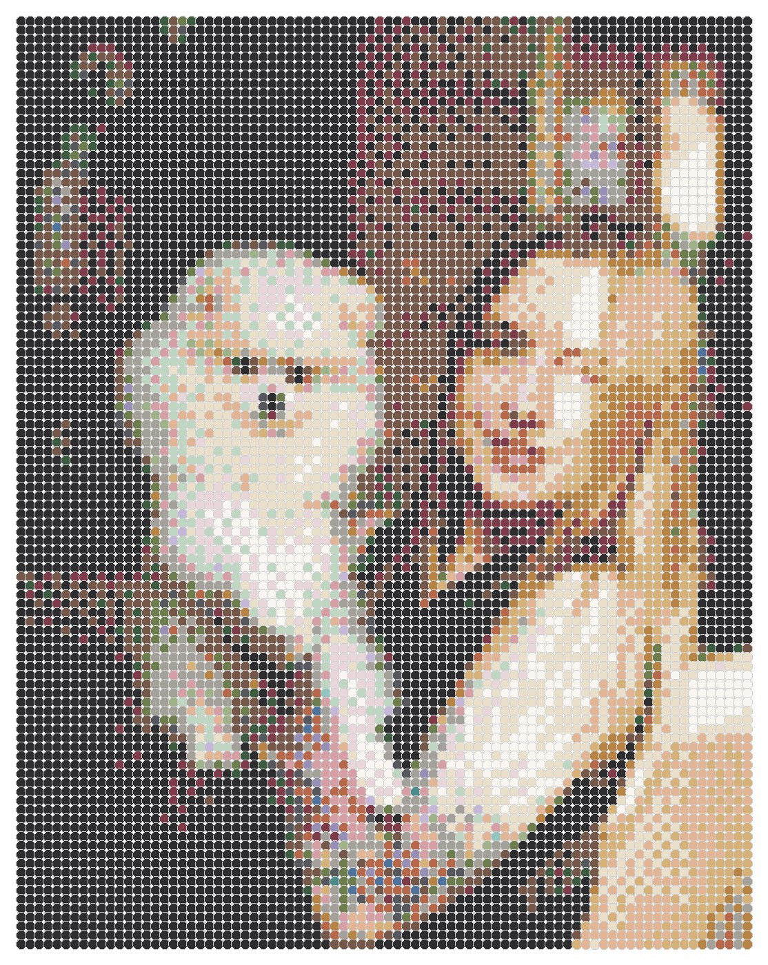 Pixxeleate close-up pet keepsake example
